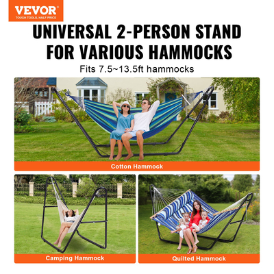 VEVOR Steel Hamock Stand 550lbs Χωρητικότητα Πλαίσιο αιώρας Ταιριάζει σε 7,5-13,5ft Αιώρες
