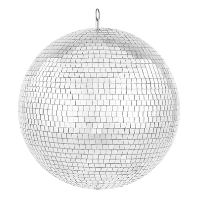 VEVOR Mirror Disco Ball 16 In Silver Party Μεγάλη Ντίσκο Μπάλα με κρεμαστό δαχτυλίδι