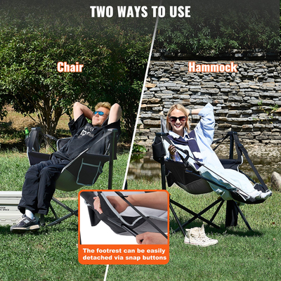 Καρέκλα κάμπινγκ VEVOR Καρέκλα αιώρα 300 lbs Χωρητικότητα φορτίου Αιώρα Πτυσσόμενη καρέκλα