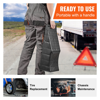 Ράμπα αυτοκινήτου VEVOR, ράμπα σέρβις αυτοκινήτου χαμηλού προφίλ 1 τεμαχίου, χωρητικότητα φόρτωσης 20000 λίβρες/10 τόνοι, ράμπα αυτοκινήτου ύψους ανύψωσης 5,5&quot;, Ράμπα ελαστικών βαρέως τύπου για αλλαγές λαδιών Ανελκυστήρας αυτοκινήτου και συντήρηση οχήματος