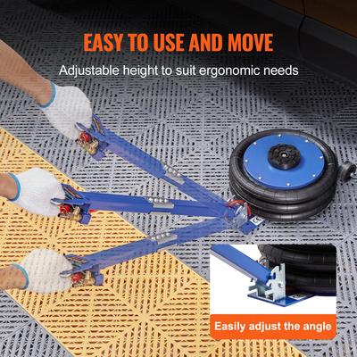 Βαλβίδα αέρα 5 τόνου/11000 τριπλό σακουλάκι αέρα, Βαλβίδα αερόσακου με έξι χαλύβδινους σωλήνες, Ανελκυστήρας έως 18,5 ίντσα/470 Γρήγορη ανύψωση πνευματικού βαλβίδα 3-5, με ρυθμιζόμενη λαβή για αυτοκίνητο, γκαράζ, επισκευή