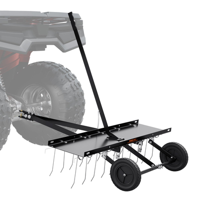 VEVOR Tow Behind Dethatcher 40&quot; Lan Dethatcher Rake για ATV ή Mower 20 Tines