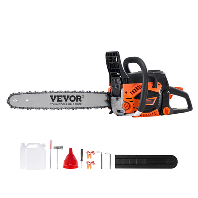 VEVOR 52CC 18&quot; βενζινοκίνητο αλυσοπρίονο κοπής ξύλου κινητήρα με αέριο αλυσοπρίονο αερίου