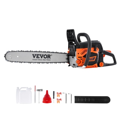 VEVOR 58CC 20&quot; Αλυσοπρίονο βενζίνης Κοπής ξύλου κινητήρα με αέριο αλυσοπρίονο αερίου