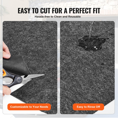 Χαλάκι υδρομασάζ VEVOR 1,9 x 1,9 M, εξαιρετικά μεγάλο φουσκωτό μαξιλάρι υδρομασάζ, αδιάβροχο αντιολισθητικό στήριγμα, προστατευτικό δαπέδου στο ισόγειο σπα της πισίνας, επαναχρησιμοποιούμενο για εξωτερικούς &amp; εσωτερικούς χώρους, και για επισκευή αυτοκινήτου