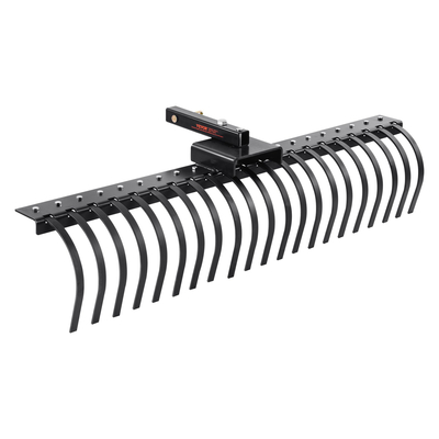 VEVOR Tow Behind Landscape Rake 60&quot; Lan Dethatcher Rake με 21 ατσάλινα δόντια