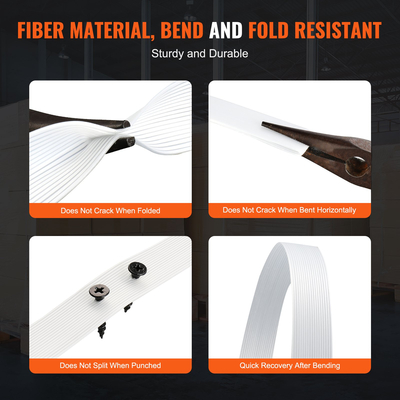 VEVOR Συσκευασία Υφαντό ρολό ιμάντων 3/4&quot; x 0,03&quot; x 330&quot; Λουράκι 1763 λίβρες