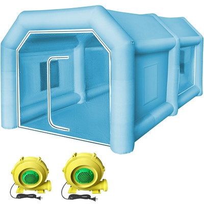 VEVOR Φουσκωτό Σκηνή Βαφής Giant Workstation Spray Paint Booth Custom 4 x 2,5 x 2,2 m