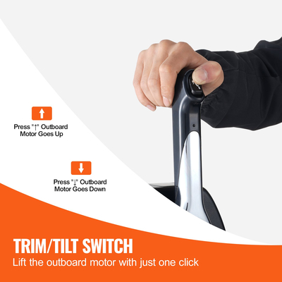 Κουτί τηλεχειριστηρίου γκαζιού VEVOR Τοποθετημένο στην κορυφή για Yamaha 4-Stroke