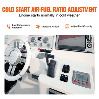 Κουτί τηλεχειριστηρίου γκαζιού VEVOR Τοποθετημένο στην κορυφή για Yamaha 4-Stroke