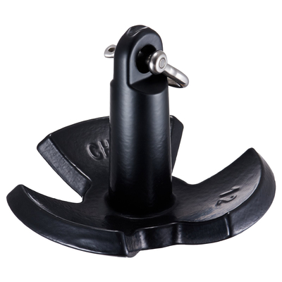 VEVOR River Anchor 12 LBS Boat Anchor Χυτοσίδηρος Μαύρο βινύλιο με αγκύλη