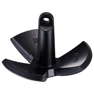 VEVOR River Anchor, 30 LBS Boat Anchor Μαύρη επίστρωση βινυλίου, Marine Grade Mushroom Anchor για σκάφη έως 30 πόδια, εντυπωσιακή δύναμη συγκράτησης σε λίμνες River and Mud Bottom Lakes