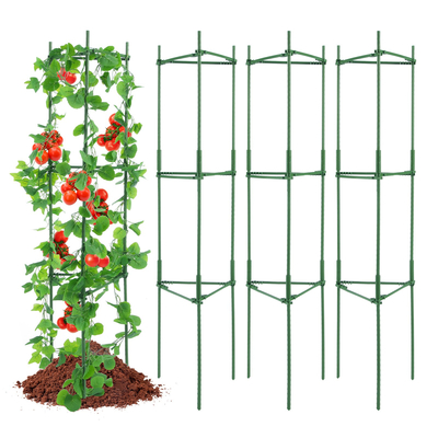 VEVOR 4 Packs Κλουβιά ντομάτας για Κήπο 63&quot; Κλουβί στήριξης φυτών ντομάτας