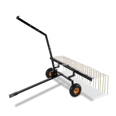 VEVOR Tow Behind Dethatcher 60&quot; Lan Dethatcher Rake για ATV ή Mower 24 Tines