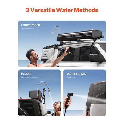 VEVOR 4.5 Gal Roof Rack Tank Water Φορητή δεξαμενή νερού με πάνελ προστασίας από πιτσίλισμα
