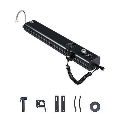 VEVOR 4.5 Gal Roof Rack Tank Water Φορητή δεξαμενή νερού με πάνελ προστασίας από πιτσίλισμα