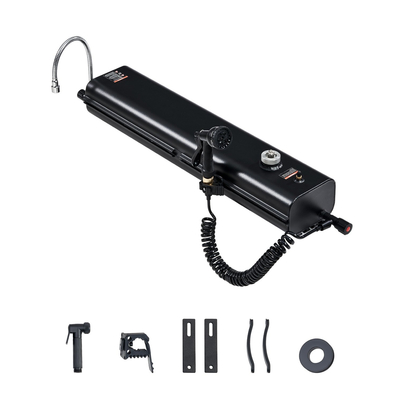 VEVOR 4 Gal Roof Rack Tank Water Φορητή δεξαμενή νερού με πάνελ προστασίας από πιτσίλισμα