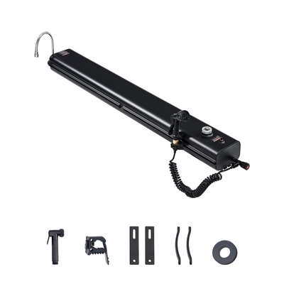 VEVOR 7 Gal Roof Rack Tank Water Φορητή δεξαμενή νερού με πάνελ προστασίας από πιτσιλίσματα