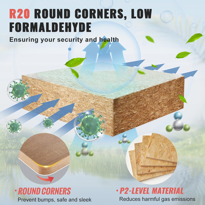 Επιτραπέζιο επιτραπέζιο VEVOR, 70,9&quot; x 31,5&quot; x 1&quot;, χωρητικότητα 220,5 λίβρες, Universal One-Piece Μοριοσανίδα Desktop για ρυθμιζόμενο ύψος ηλεκτρικό πλαίσιο γραφείου, ορθογώνιος πάγκος για το σπίτι και το γραφείο