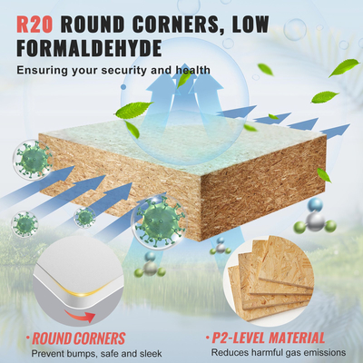 Επιτραπέζιο επιτραπέζιο VEVOR, 60&quot; x 25&quot; x 1&quot;, χωρητικότητα φόρτωσης 220,5 lbs, Universal One Piece Particle Board Desktop για ρυθμιζόμενο ύψος ηλεκτρικό πλαίσιο γραφείου, ορθογώνιος πάγκος για γραφείο σπιτιού και γραφείου