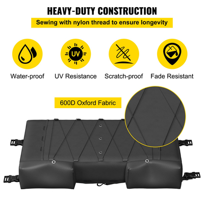 Τσάντα αποθήκευσης VEVOR T-Top, για 6 σωσίβια τύπου II, με τσάντα σκουπιδιών σκάφους, 600D Oxford; Υφασμάτινη τσάντα αποθήκευσης σωσίβιο για τα περισσότερα σκάφη T-top, μπλούζες Bimini και μπλούζες Pontoon (Δεν περιλαμβάνονται τα σωσίβια)