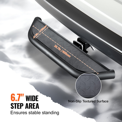 VEVOR Hitch Step for 2&quot; Receiver Universal Trailer Tow Πίσω προφυλακτήρας Χάλυβας