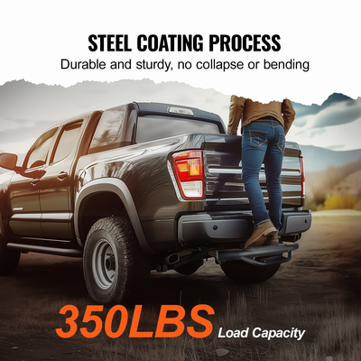 VEVOR Hitch Step for 2&quot; Receiver Universal Trailer Tow Πίσω προφυλακτήρας Χάλυβας