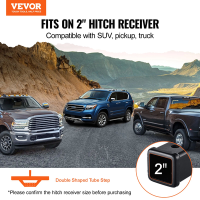VEVOR Hitch Step for 2&quot; Receiver Universal Trailer Tow Πίσω προφυλακτήρας Χάλυβας