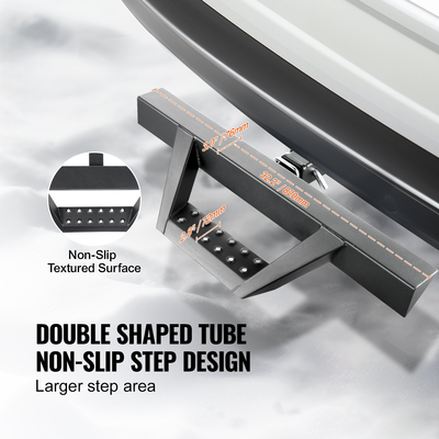 VEVOR Hitch Step for 2&quot; Receiver Universal Trailer Tow Πίσω προφυλακτήρας Χάλυβας