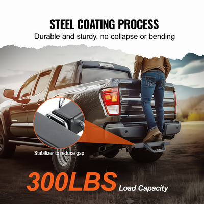 VEVOR Hitch Step for 2&quot; Receiver Universal Trailer Tow Πίσω προφυλακτήρας Χάλυβας