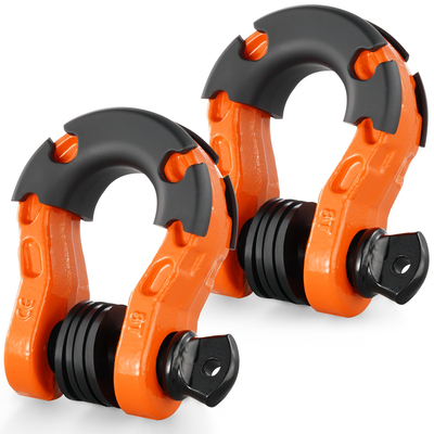 VEVOR 2 Pack 3/4&quot; D Ring Shackle with 7/8&quot; Screw Pin 66139 lbs Strength Break