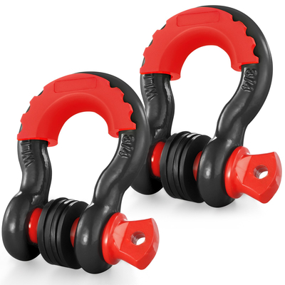 VEVOR 2 Pack 3/4&quot; D Ring Shackle with 7/8&quot; Screw Pin 62832 lbs Strength Break