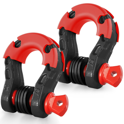 VEVOR 2 Pack 3/4&quot; D Ring Shackle with 7/8&quot; Screw pin 66139 lbs Strength break