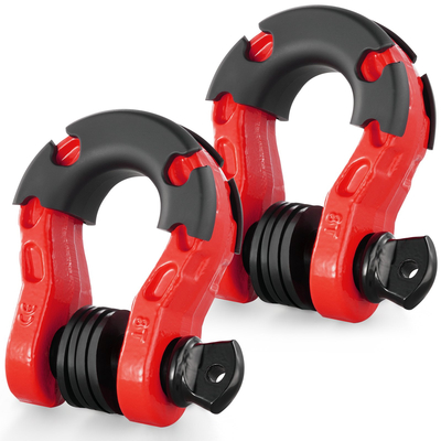 VEVOR 2 Pack 3/4&quot; D Ring Shackle with 7/8&quot; Screw pin 66139 lbs Strength break