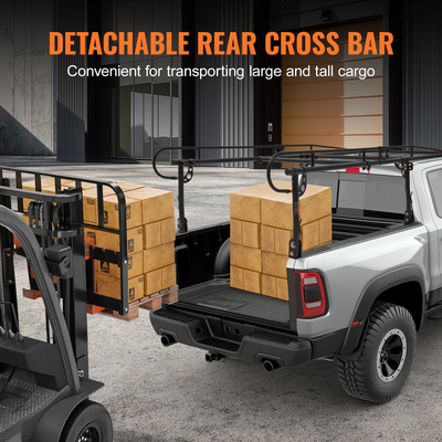 Σχάρα φορτηγών VEVOR Pick up Ladder Rack 1000lbs Χωρητικότητα 43,3&quot;-63&quot; Πλάτος για ξυλεία