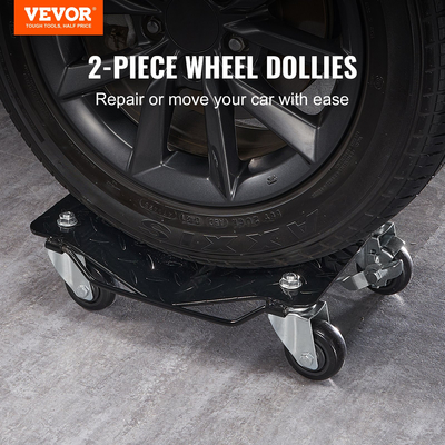 VEVOR Car Dolly Wheel Tire Dolly 2 ΤΕΜ. Heavy Duty Skate Auto Repair Dolly 3000LB