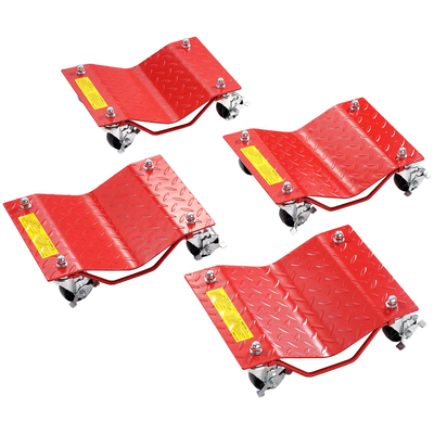 VEVOR Wheel Dolly Heavy-Duty ελαστικό αυτοκινήτου Stake Vehicle Moving Dolly 8000 lbs 4 Pack