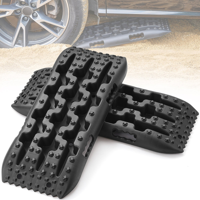 VEVOR 2PCS Traction Boards with PP for Mud Snow Sand Storage Bag Short Black