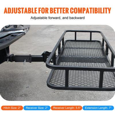 VEVOR Trailer Hitch Extension 2&quot; Receiver Adapter Extender Tow 4000 lbs Χωρητικότητα