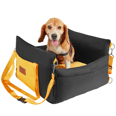 Κάθισμα αυτοκινήτου VEVOR Dog Booster Κάθισμα αυτοκινήτου Κάθισμα κατοικίδιων ζώων για μικρό σκύλο έως 25 λίβρες Μαύρο