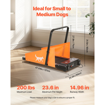 Διάδρομος σκύλου για μεσαίου μεγέθους σκύλους έως 220 λίβρες Ηλεκτρικός διάδρομος για κατοικίδια