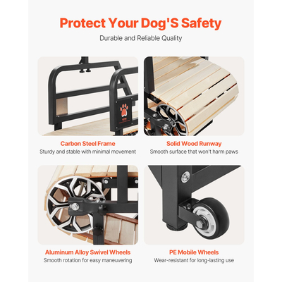 Διάδρομος σκύλου για μεσαίου μεγέθους σκύλους έως 220 λίβρες Μηχάνημα τρεξίματος κατοικίδιων σε εσωτερικούς χώρους