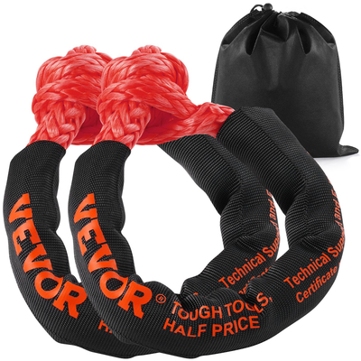VEVOR Soft Shackle Synthetic Recovery Rope 2PCS 1/2&quot;x22&quot; 44092lbs Strength Break