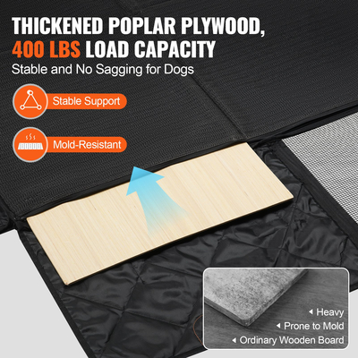 VEVOR 57,4 x 30,3 σε κάλυμμα καθίσματος αυτοκινήτου σκύλου για πίσω κάθισμα αδιάβροχο 600D για φορτηγό