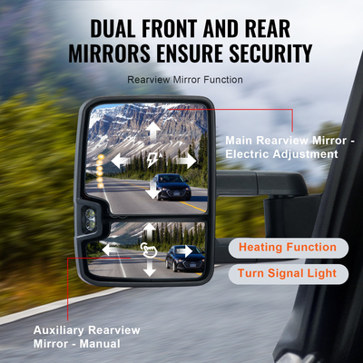 Θερμαινόμενοι ρυμουλκούμενοι καθρέπτες VEVOR για Chevrolet Silverado (2003-2007)/GMC/Cadillac
