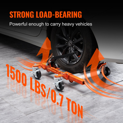 VEVOR Ratcheting Wheel Dolly 1360 kg Auto Truck Vehicle Moving Lift Jack Jack 2 Pack