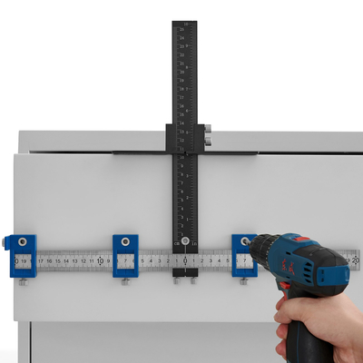 Κουζίνα ντουλαπιού VEVOR Hardware, κράμα αλουμινίου και χειρολαβή ντουλαπιού από ανοξείδωτο χάλυβα με κεντρική διάτρηση, ρυθμιζόμενο πρότυπο υλικού ντουλαπιού για εγκατάσταση μπροστινών πόμολα συρταριών πόρτας Χερούλια και έλξεις