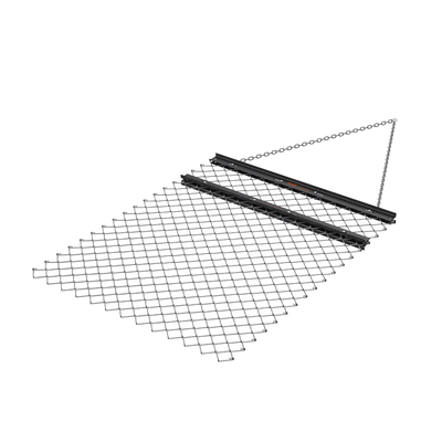 VEVOR Drag Harrow, 4&#039; x 5&#039; ATV Chain Harrow, Q235 Steel UTV Tractor Attachments Field Drag Mat για οριζόντια ισοπέδωση ή προετοιμασία χλοοτάπητα, ρυμουλκούμενος βαθμολογητής σβάρνας για Gravel Driveway, Farm, Field