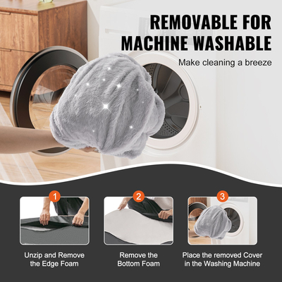 VEVOR Human Dog Bed 68x35x10 in Large Human Size Skill Sweet Faux Rabbit Fur