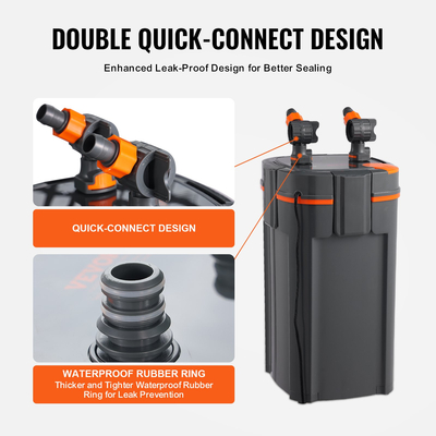 Φίλτρο δοχείου ενυδρείου VEVOR 235 Gallon 25w Λάμπα UV Fish Tank Quiet